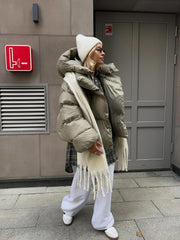 Fashion Bread Coat Cotton Puffer Jacket For Women