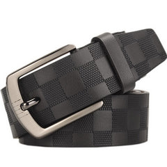 Men's Leather Belt Classic Pin Buckle