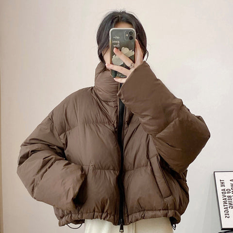 Puffer Jacket With Collar For Petite