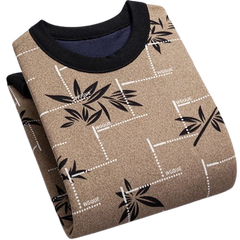 Sweater Men Winter Thin Fce O-ne Thermal Men Clothes