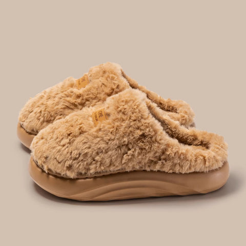 Cotton Slippers Warm Non Slip for Indoor Home Wear