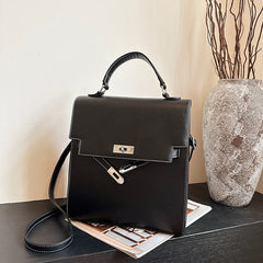 Vintage Buckle Backpack Multifunctional Bag