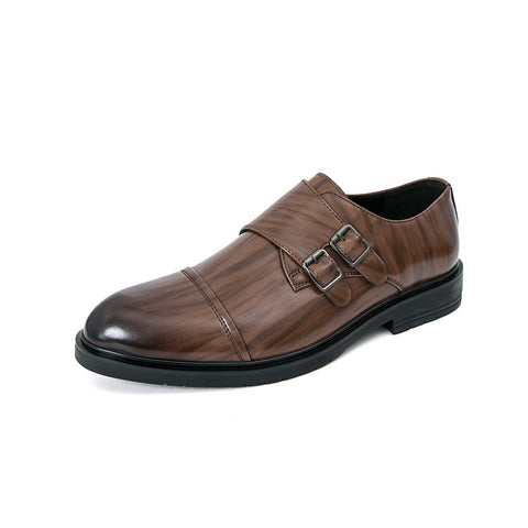 Pointed-toe Business Formal Leather Shoes