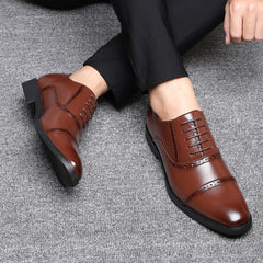 British Casual Business Leather Shoes Men