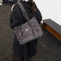 Leopard-print Tote Bag