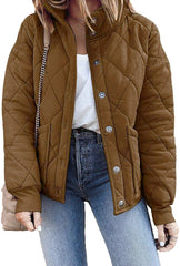 Women's Quilted Jacket Long Sleeve