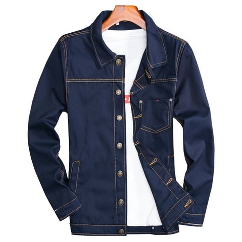 Trendy Handsome Spring Denim Jacket Men