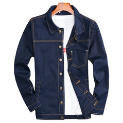 Trendy Handsome Spring Denim Jacket Men