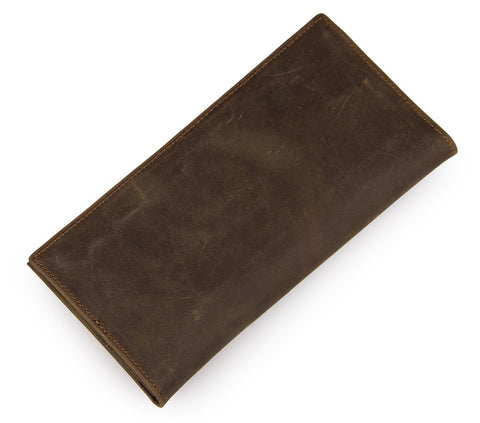 Vintage Horse Leather Long Wallet