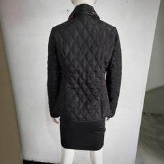 Slim-Fit Diamond-Quilted Cotton Jacket