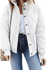 Women's Quilted Jacket Long Sleeve