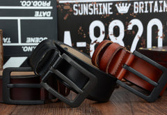 Male pin buckle belt
