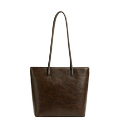 Retro Minimalist Tote Bag Versatile Large-capacity Shoulder Bag