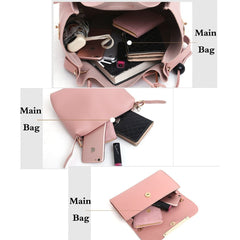 Women Purse And Handbag 3Pcs Bag Set