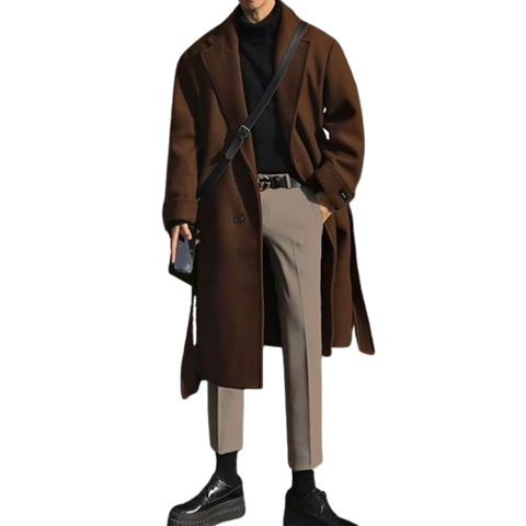 Mid-length trench coat
