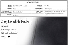 Men's leather wallet