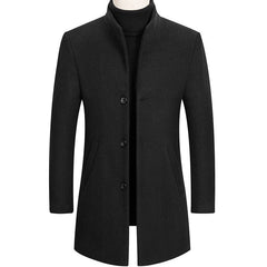 medium length wool coat