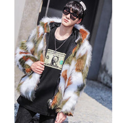 velvet cotton Fur coat