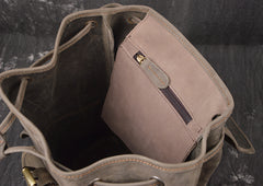 Crazy Horse Leather Outdoor Backpack