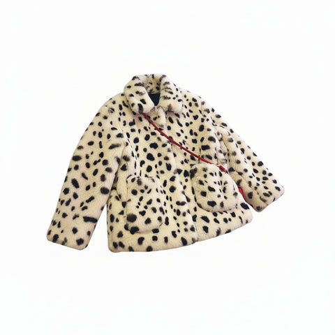 Faux Fur Leopard Fur Coat Fur