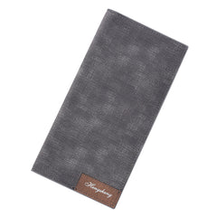 Long Wallet Men's Frosted Leather