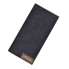 Long Wallet Men's Frosted Leather