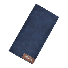 Long Wallet Men's Frosted Leather