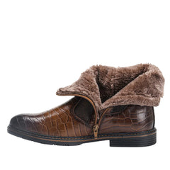 Men Winter Warm Leather Shoes