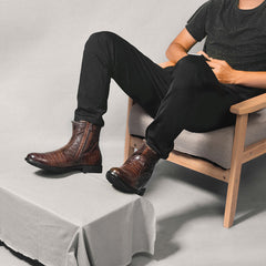 Men Winter Warm Leather Shoes
