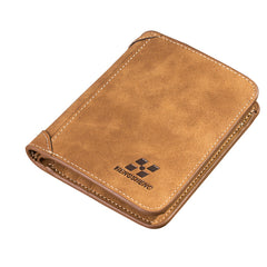 Men's Wallet Short Frosted Leather
