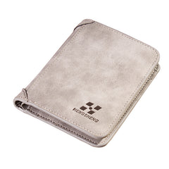 Men's Wallet Short Frosted Leather