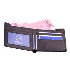 Men'S Short Head Money Clip Wallet