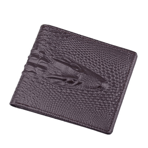 Men'S Short Head Money Clip Wallet
