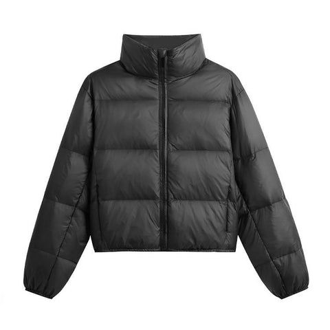 Puffer Jacket With Collar For Petite