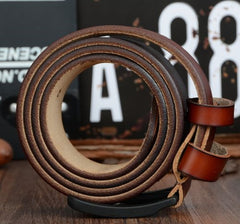 Male pin buckle belt