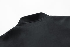 Suede Stand Collar Men's Jacket