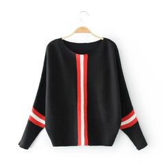 New vertical loose pullover sweater