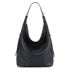 Large-Capacity Genuine Leather Shoulder Bag