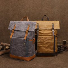 Horse Leather Backpack Outdoor Bag