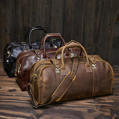 Leather Vintage Travel Bag Portable