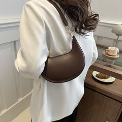 New Simple All-Match Textured Shoulder Bag For Women