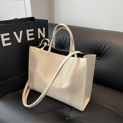 Retro Tote Trendy College Student Commuter Handbag