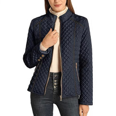 Women's Stand Collar Lightweight Quilted Jacket