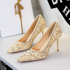 Versatile Rhinestone Wedding Bridal Shoes
