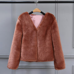 Women fur coat