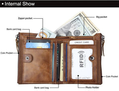 Men's leather wallet