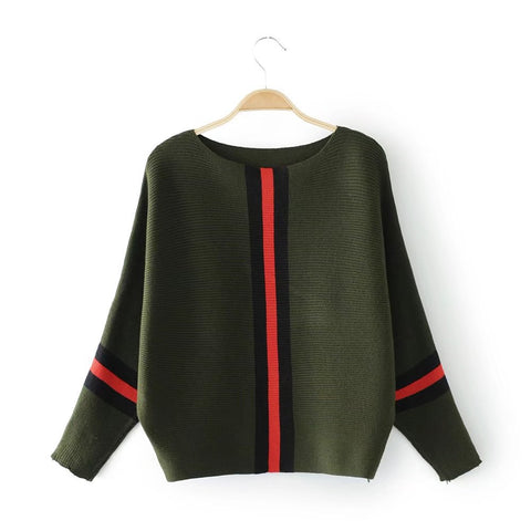 New vertical loose pullover sweater
