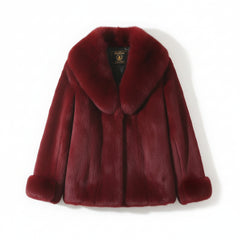 Fur Fur Rabbit Fur Coat FallWinter Slim