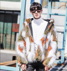 velvet cotton Fur coat