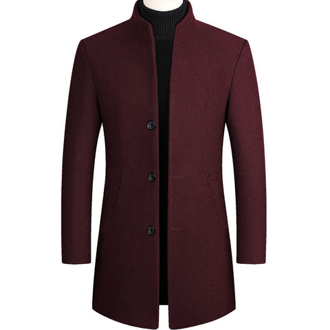 medium length wool coat